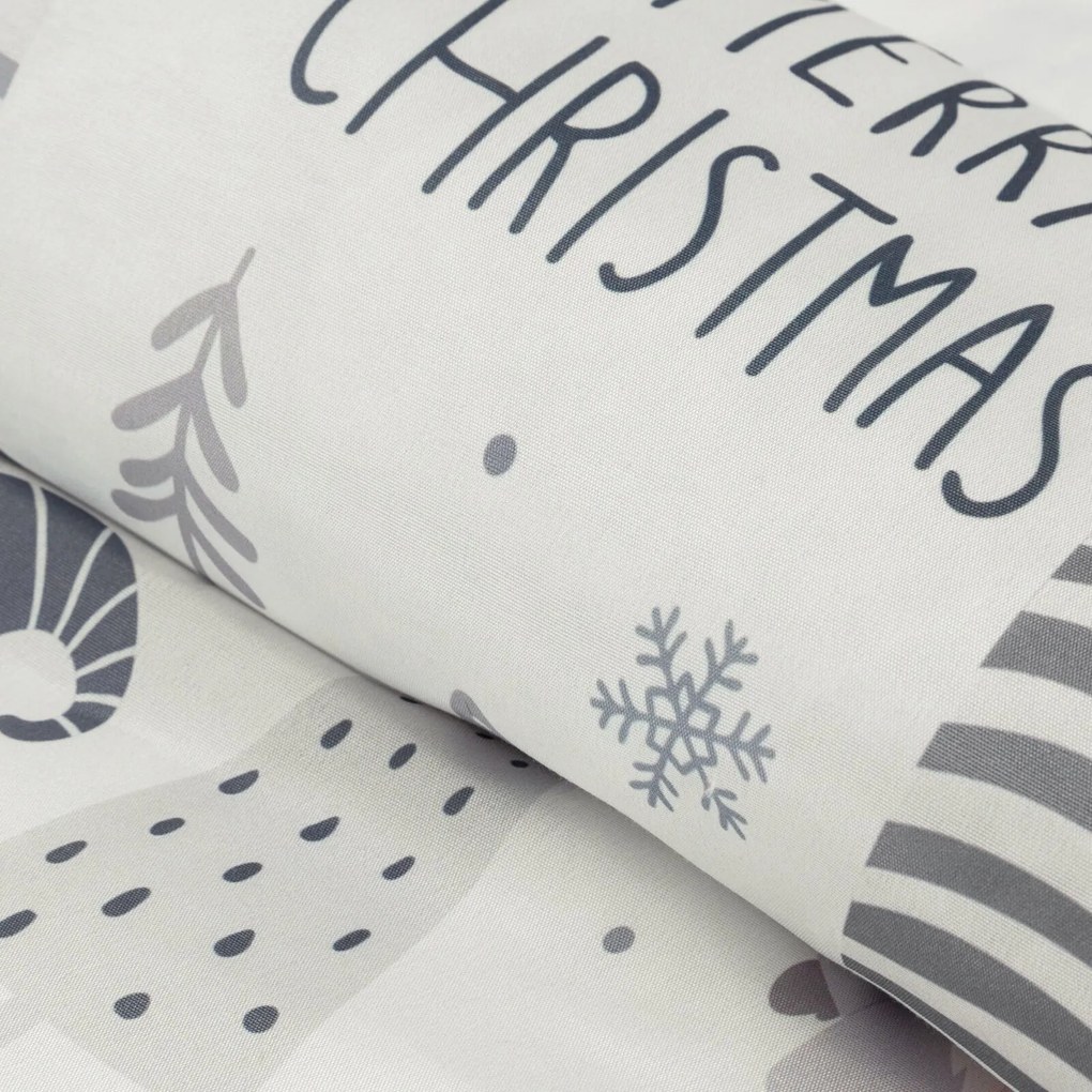 VIANOČNÉ RENFORCÉ OBLIEČKY DWARF 160X200 CM, 2 KS 70X80 CM VZOROVANÉ