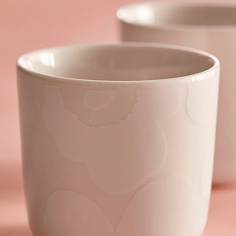 Marimekko Šálka Oiva Unikko 200ml sada 2ks biele