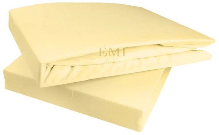 Plachta posteľná vanilková superstretch, Plachta 90 (100)x200