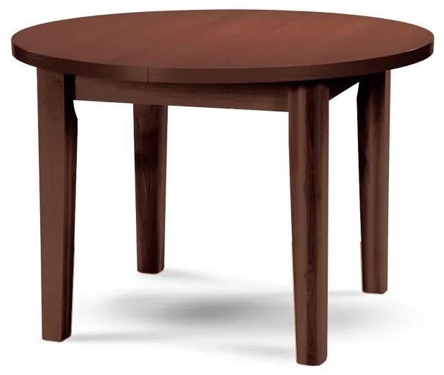 Stima okrúhly drevený jedálenský stôl FIT 95 Rozklad: + 35 cm rozklad, Odtieň: Rustikál, Rozmer: Ø 95 cm