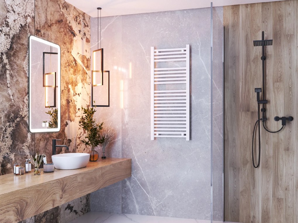 Gamma Erga Proper, vykurovacie teleso 1200x500 mm, 709W, biela, ERG-LAV-PROP-12050-WH