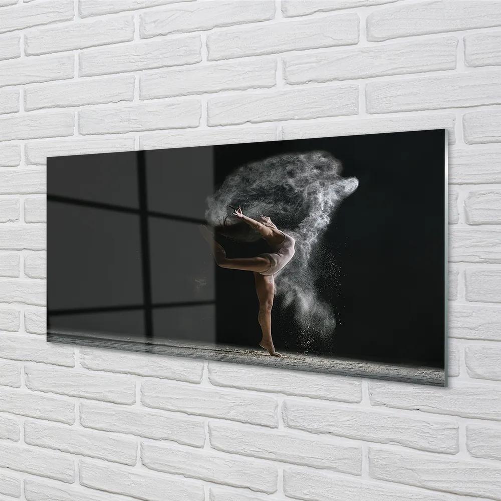 Nástenný panel  žena dym 125x50 cm