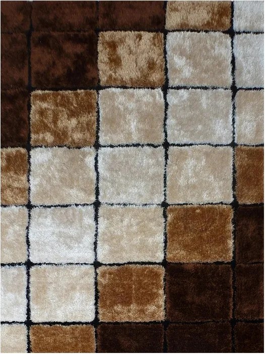 TEMPO KONDELA Ludvig Typ 3 koberec 200x300 cm béžová / hnedá