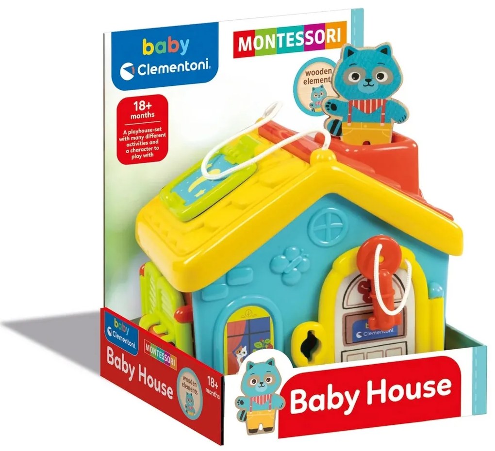 Clementoni Montessori Didaktický domček, 21 x 24 x 17 cm