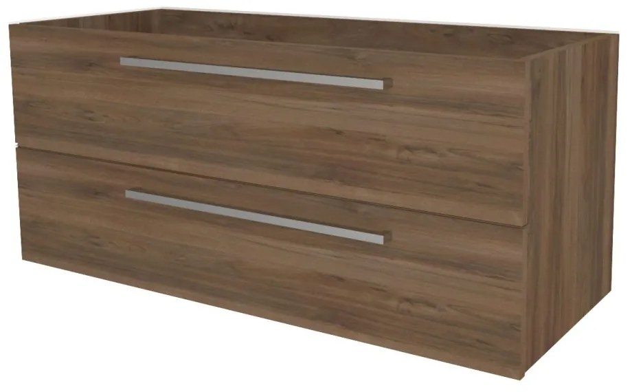 Mereo Bino, kúpeľňová skrinka 121 cm, Multidecor, Orech Pacifik tabákový, MER-CN693SOPT2