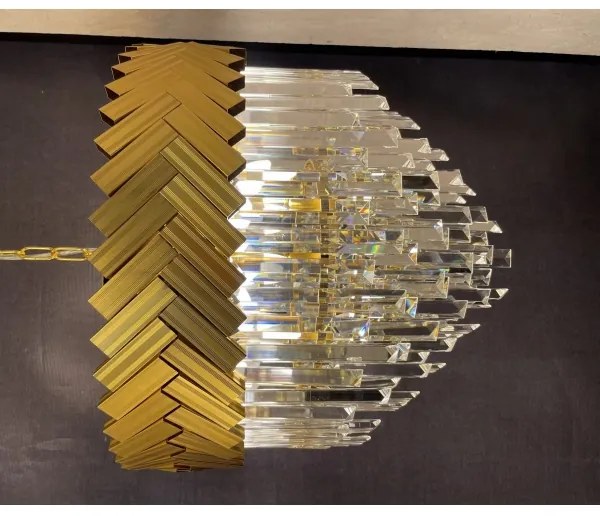 Zuma Line 23910/9 - Luster na reťazi LYON 9xE14/40W/230V zlatá