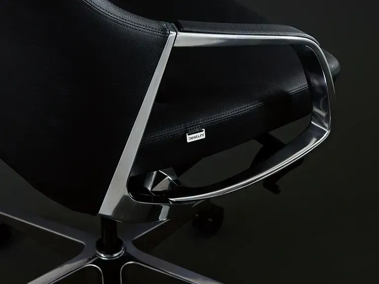 bestuhl -  BESTUHL Luxusné kancelárske kreslo HONOR čierna koženka