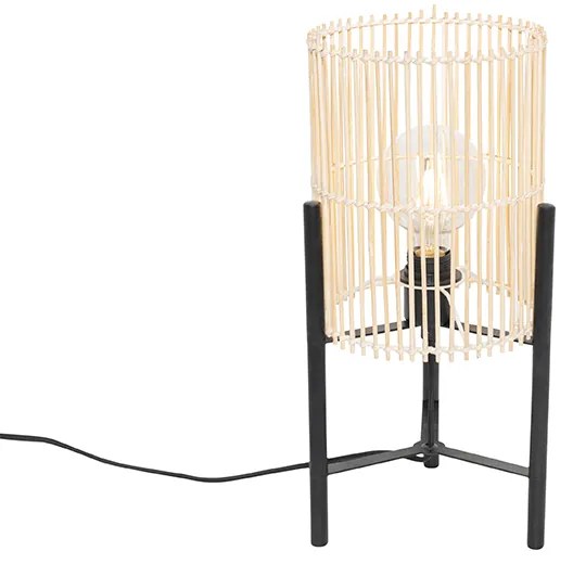 Škandinávska stolná lampa z bambusu - Natasja