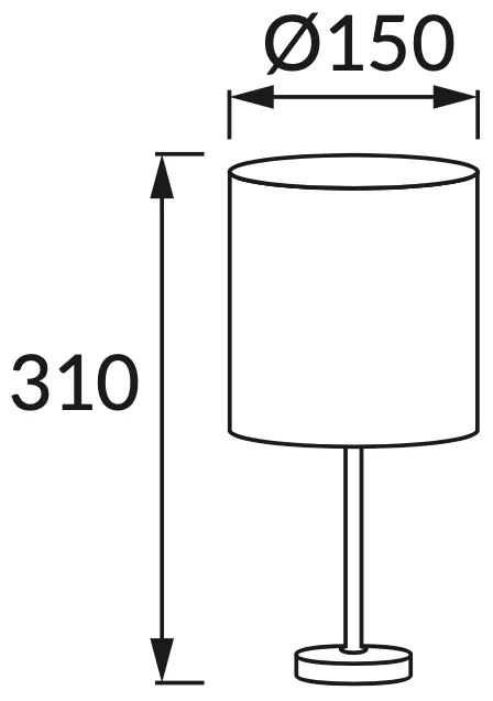 Strühm STRÜHM Detská lampa NUKA E14 BROWN 3650