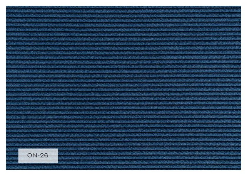 Tmavomodré menčestrové kreslo Lofty Lilly – Miuform