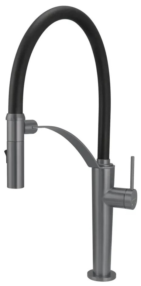 Deante BRC_D72M - Drezová batéria s flexibilným ramienkom CORDA titán