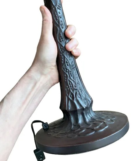 Veľká lampa Tiffany vitráž Alloy kolekcia AMAZONIT Ø50*72