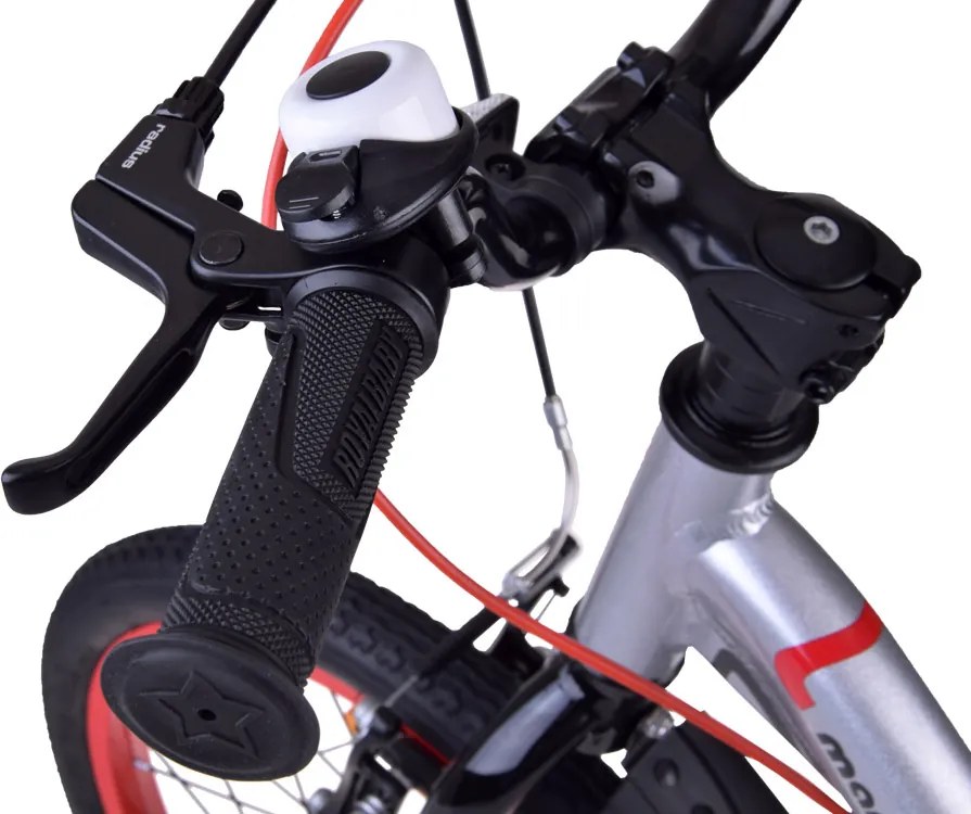 RoyalBaby Detský bicykel 16" Mars, ľahký hliníkový, moderný, strieborný RB16-26