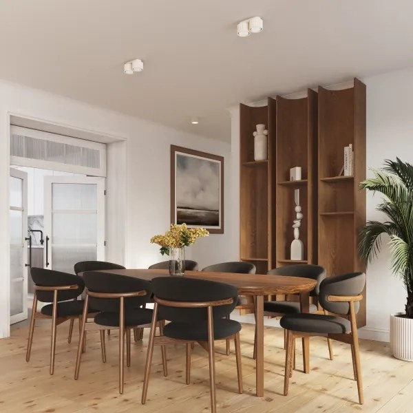 Sollux SL.1792 - Bodové svietidlo AURA 1xGX53/10W/230V 6 cm krémové