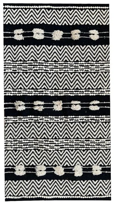 Koberec bavlnený Cherokee 0,7/1,3 CC-304 čierny