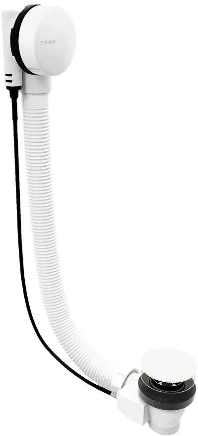Polysan Polysan, Vaňová súprava s bovdenom, dĺžka 1200mm, zátka 72mm, biela, 71856.10