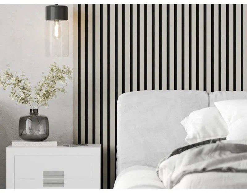 Mexen Lam-F, akustické stenové lamely 275 × 31,5 cm, filc 6 mm, ľan sivý, S105-275317-2812-068