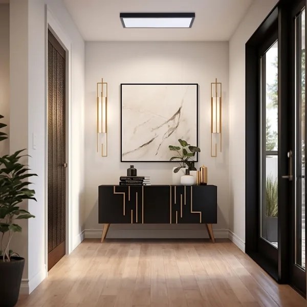 LED Panel LED/36W/230V 4000K 30x60 cm čierna