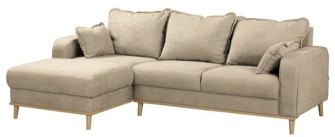 Béžová rohová pohovka (ľavý roh) Beata - Ropez