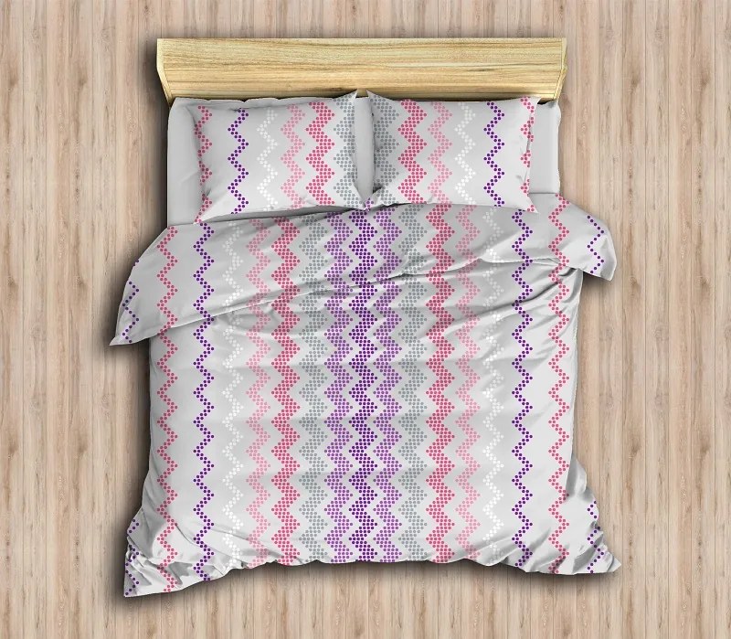 Posteľné obliečky bavlnené bodkované