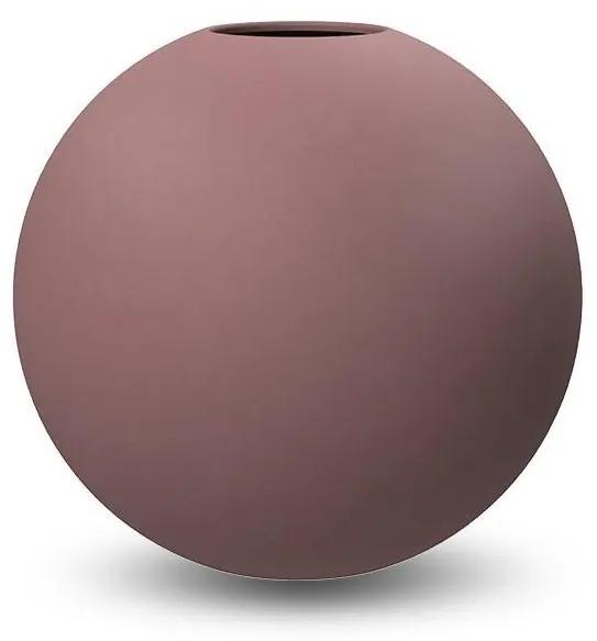COOEE Design Guľatá váza Ball Cinder Rose 10 cm
