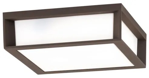 Orion - Vonkajšie svietidlo HENRY 2xE27/15W/230V 26x26 cm IP44 hnedé