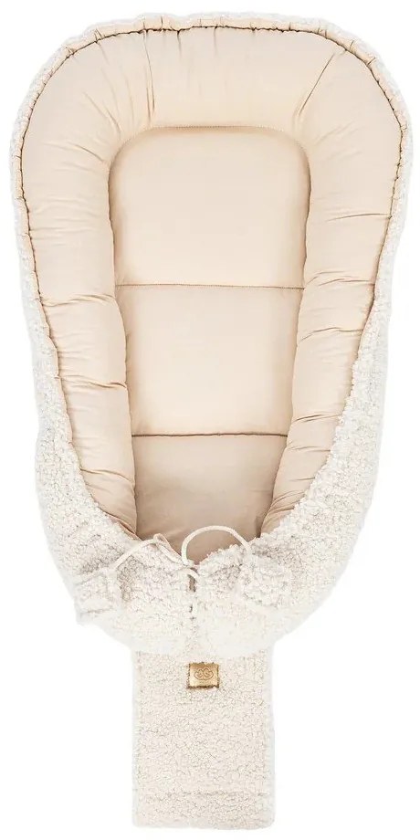 Béžové hniezdočko pre bábätko 55x83 cm – Meowbaby