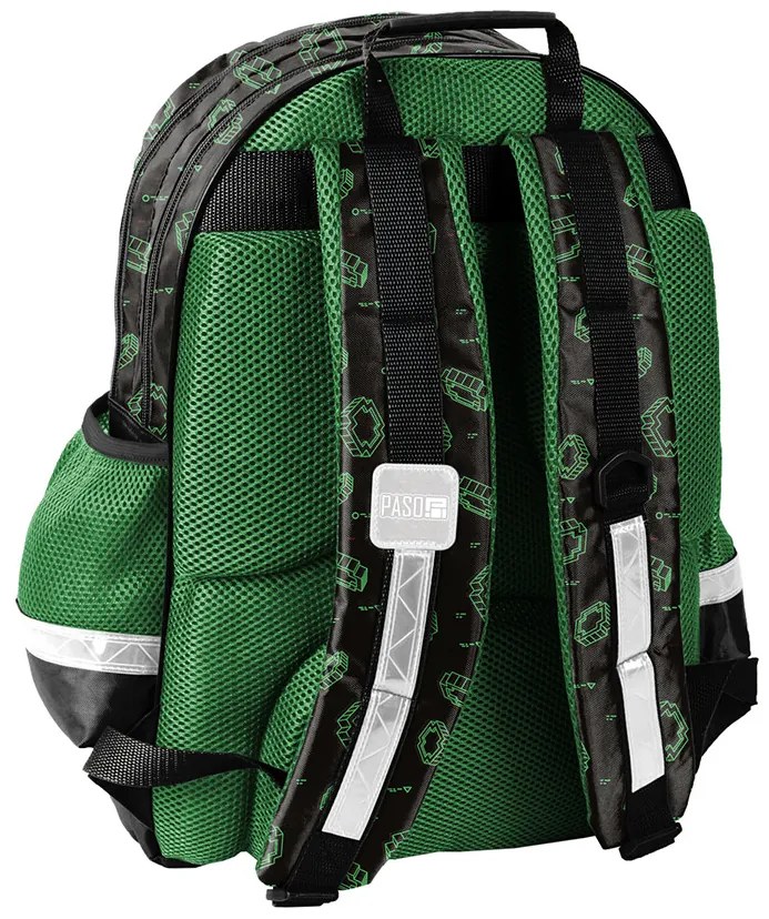 Školský batoh trojkomorový 42 x 29 x 16 cm PASO PP23HL-116 - Game
