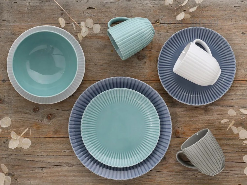 Jedálenský servis (16 dielov) Allegra, farebný