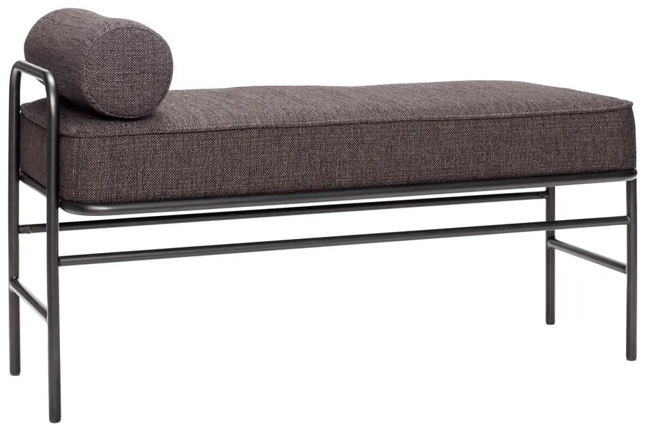 Hnedá leňoška s vankúšom Hübsch Pipe