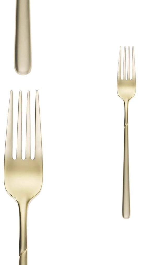 Príborový set 16 ks – Kyoto PVD Champagne pieskovaný - 103592