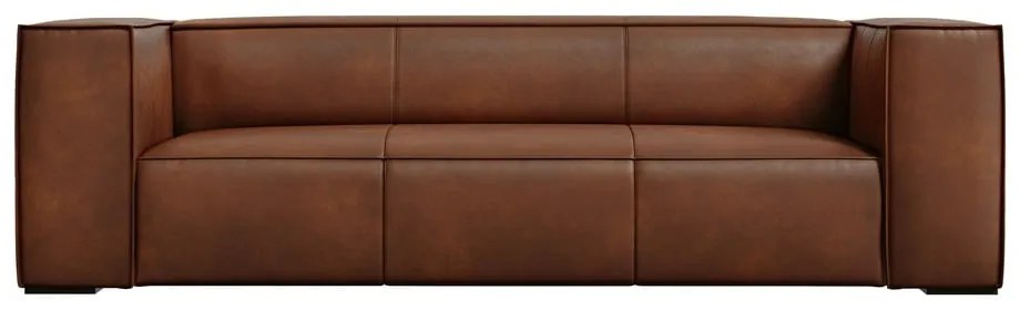 Koňakovohnedá kožená pohovka 227 cm Madame - Windsor & Co Sofas