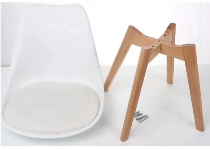 JAKS STOLIČKA CLASSIC S PODUŠKOU ČIERNA, ŠKANDINÁVSKY ŠTÝL