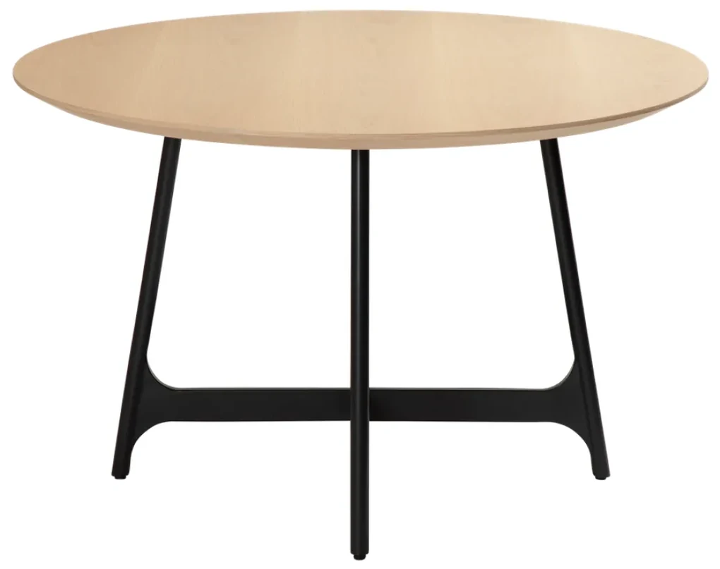 OOID OKRÚHLY JEDÁLENSKÝ STÔL, Ø 120 CM walnut