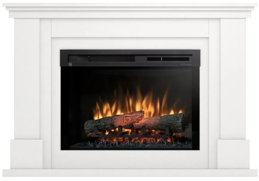 Elektrický krb Luena 26 biely mat