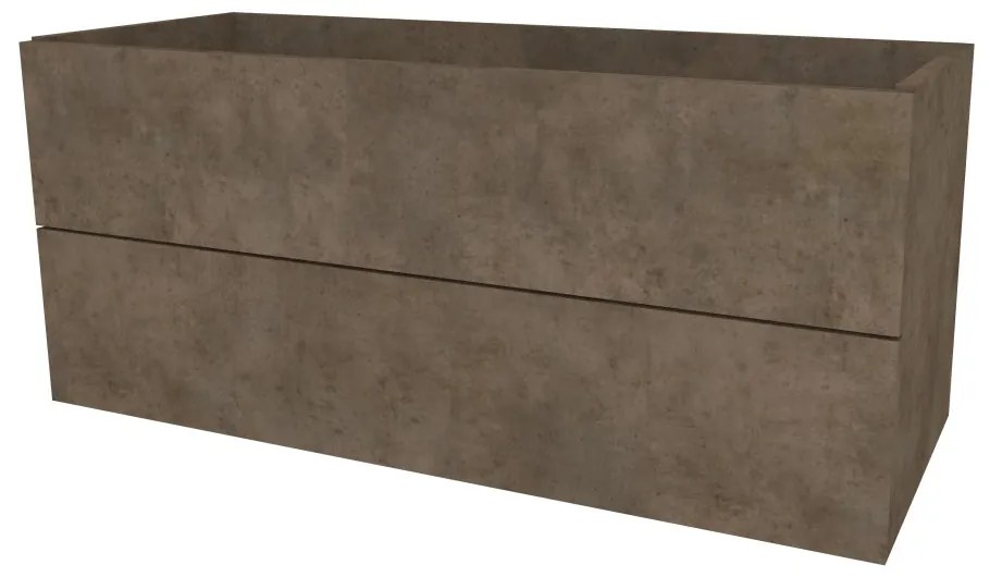 Mereo Aira, kúpeľňová skrinka 121 cm, Multidecor, Betón Chicago tmavosivý, MER-CN793SBCS2