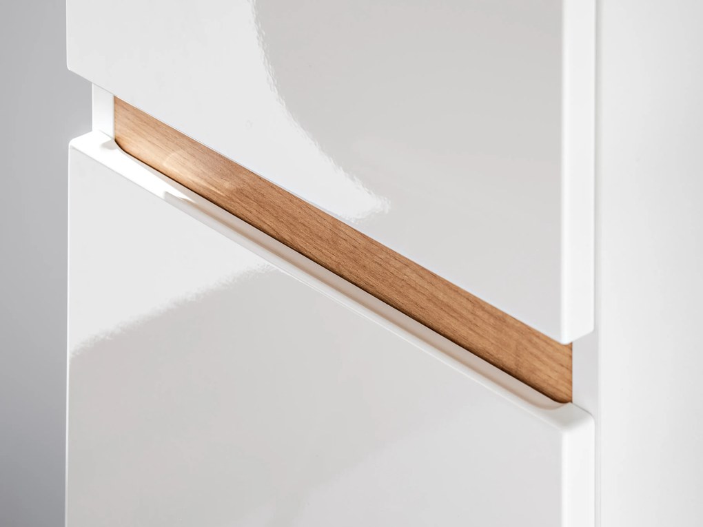 Kúpeľňová závesná skrinka SWIFT so zrkadlom 94 cm