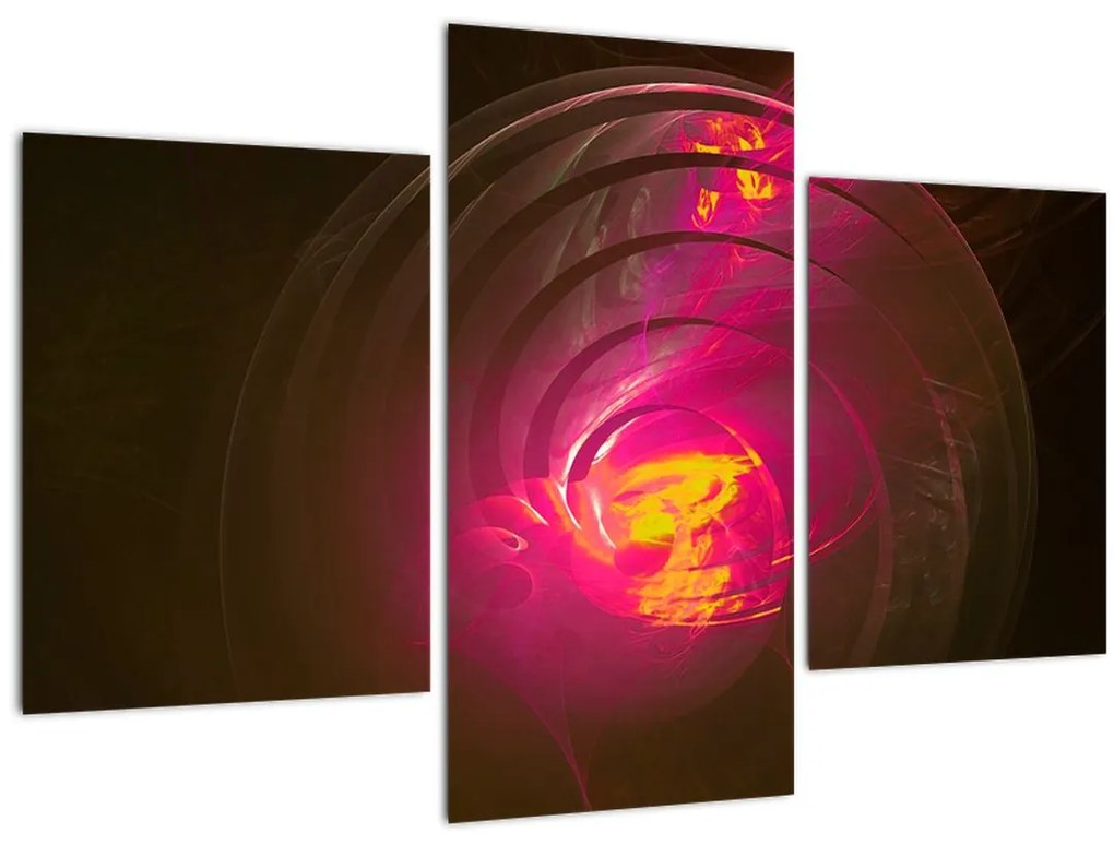 Obraz - abstrakcie špirály (90x60 cm)