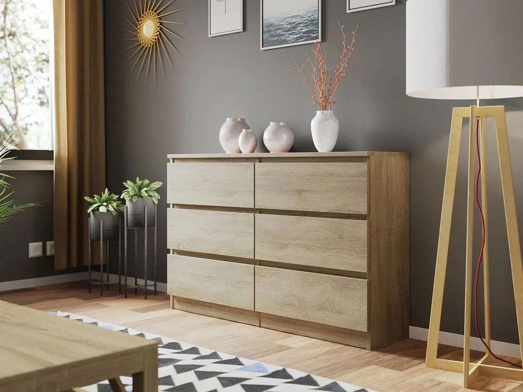Komoda Osko OK6 120, Farby:: čierny