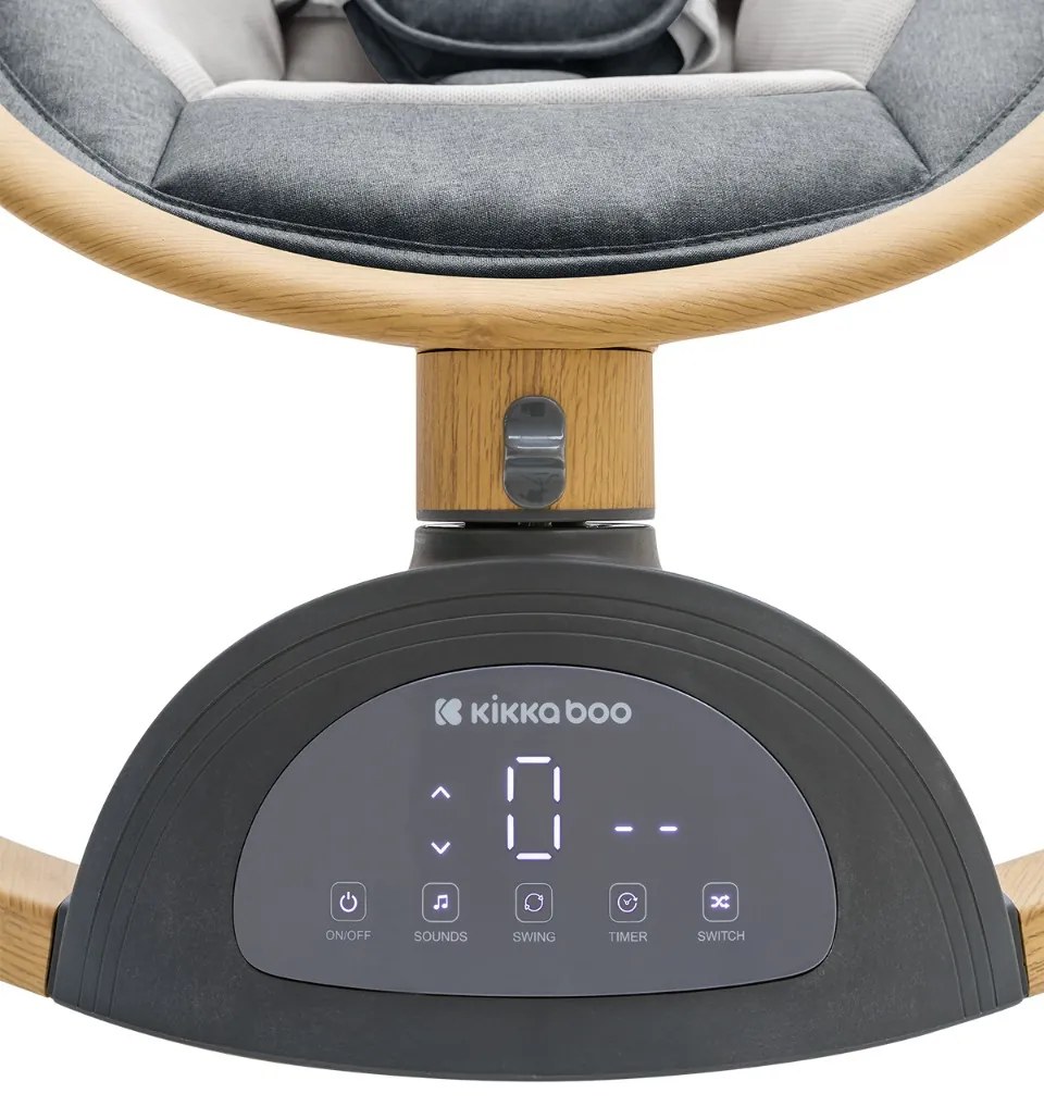 Hojdacie lehátko elektrické Ashlee Dark Grey