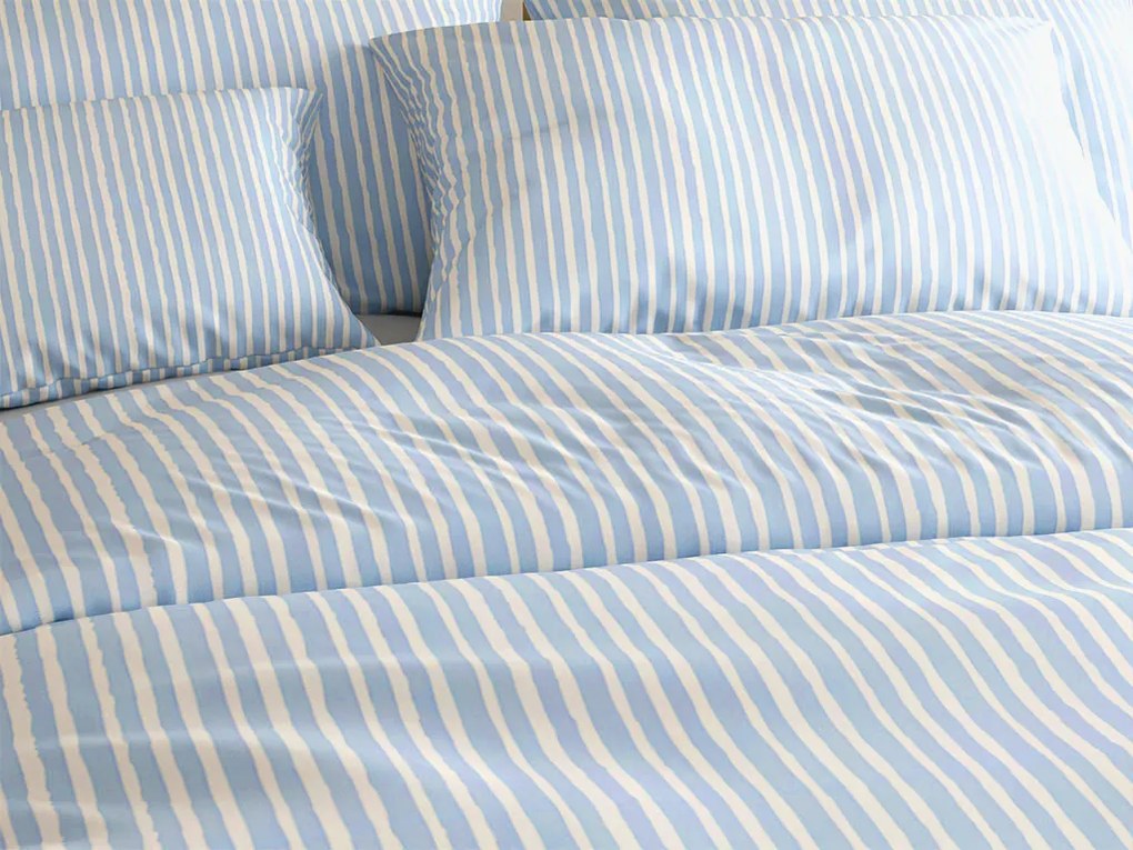 Obliečky z mikrovlákna FARNARO modré Rozmer obliečky: 2 ks 70 x 90 cm | 200 x 220 cm