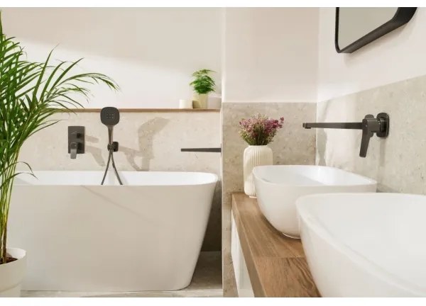 KFA Armatura 4529-810-61 - Umývadlová batéria pre podomietkovú inštaláciu MALAGA metalická sivá