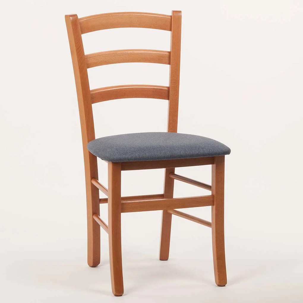 Stima stolička PAYSANE s čalúneným sedákom Vyberte odtieň ->: Jelša, Vyberte látku ->: LUX Jeans 33