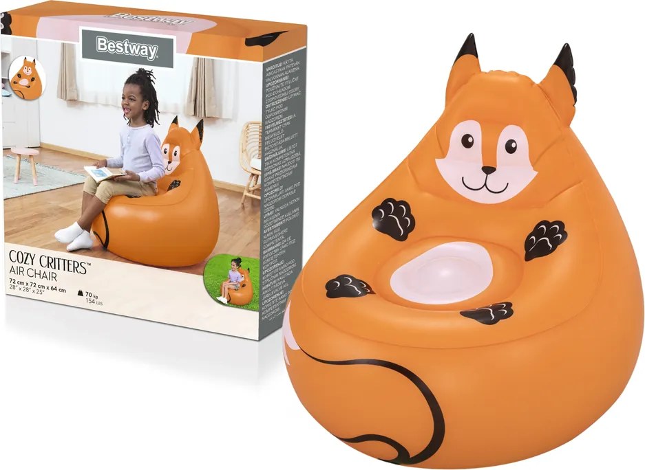 Bestway nafukovacie sedadlo pre líšku 72 x 72 x 64 cm 75116