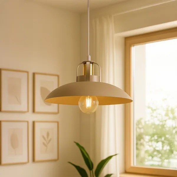 Brilagi - LED Luster na lanku FLAMENGO 1xE27/60W/230V béžová