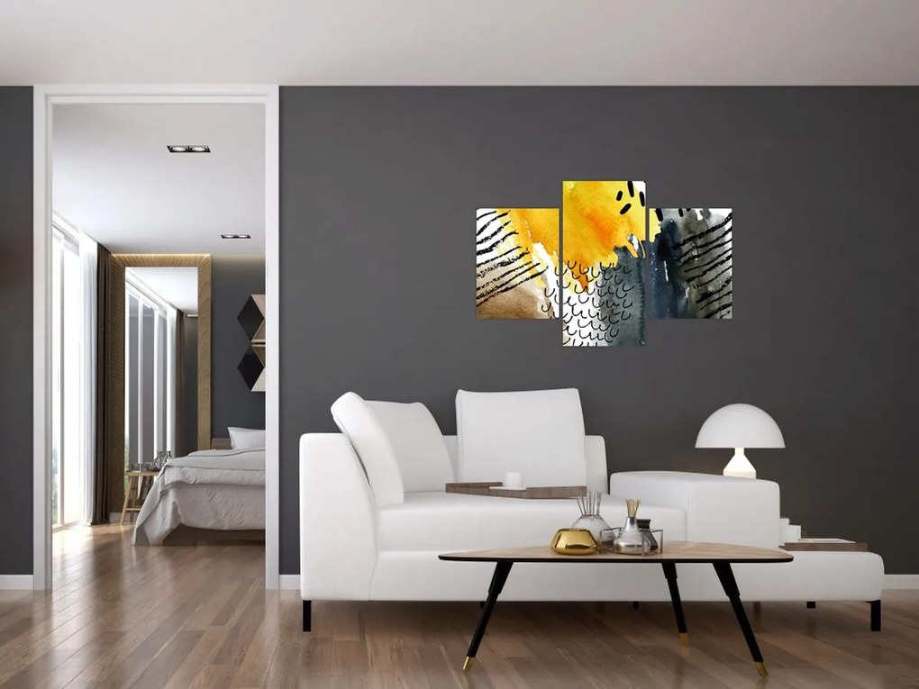 Obraz - Abstraktný akvarel (90x60 cm)