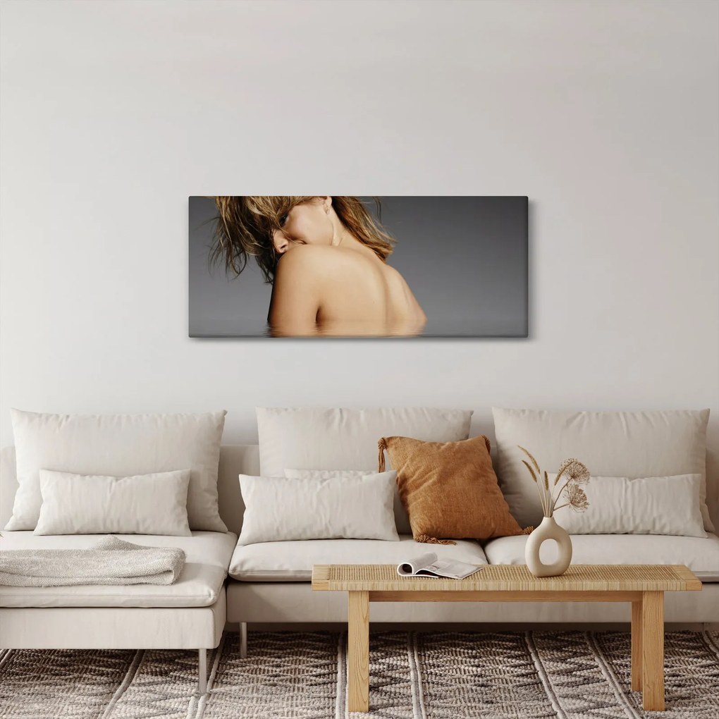 Obraz kúpajúcej sa ženy (120x50 cm)