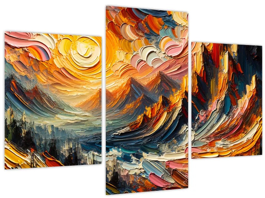 Obraz - Hory zalité slnkom (90x60 cm)