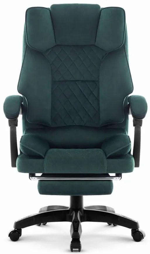 Ergonomická kancelárska stolička HC-1031 s podnožkou - zelená
