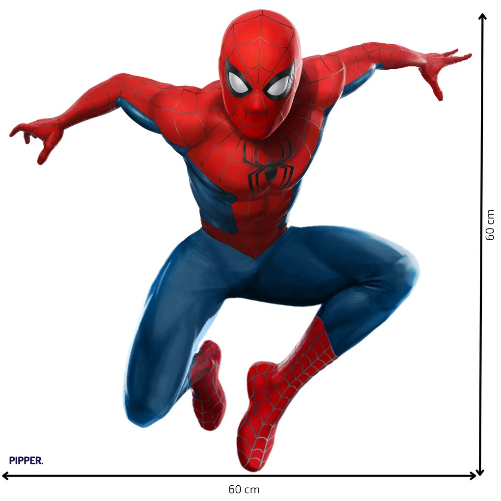 Samolepka na stenu "Spider-man" 60x60 cm
